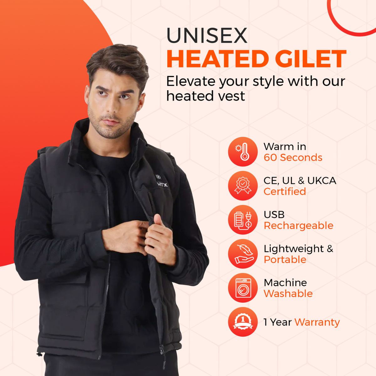 Unisex Heated Gilet *BEST SELLER*