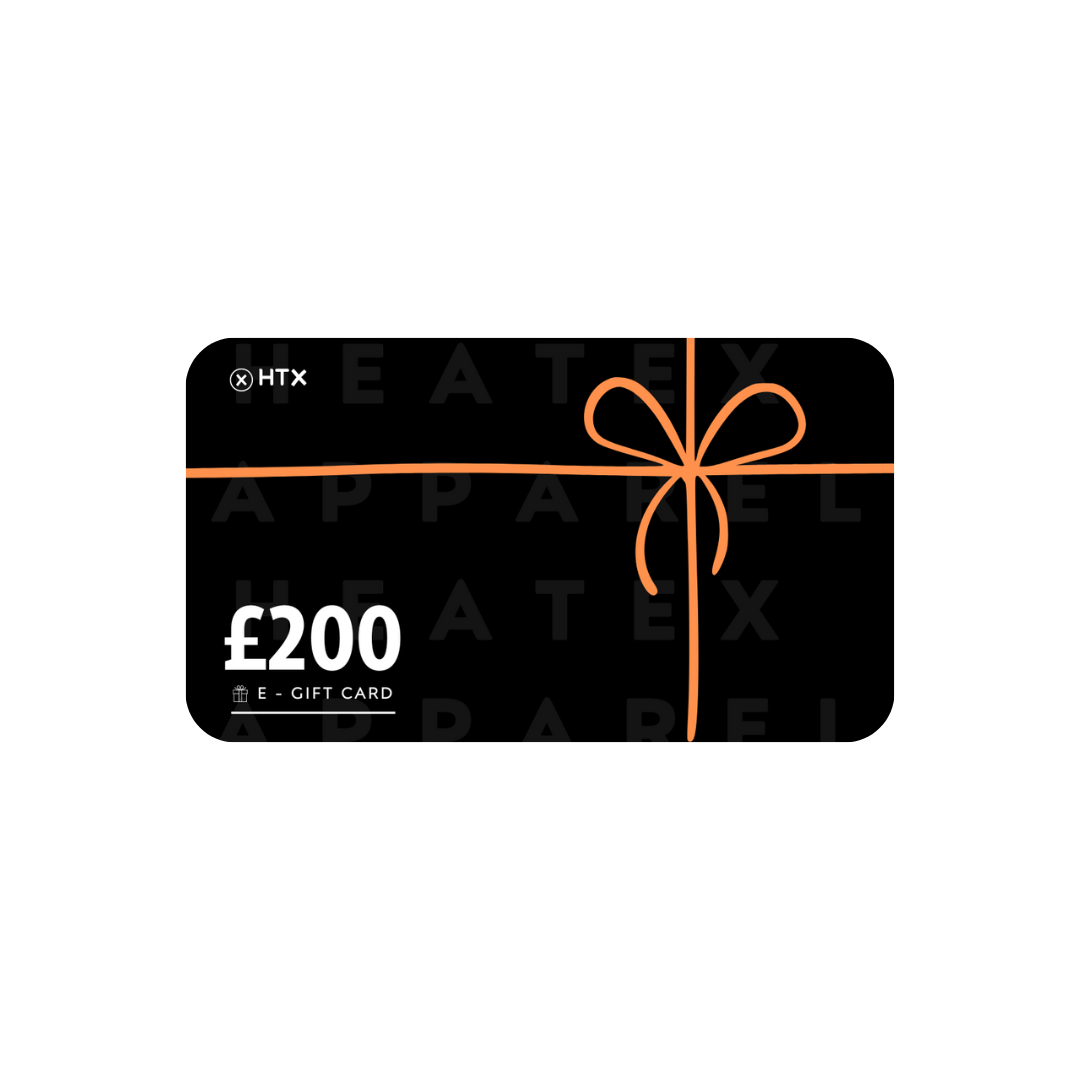 £50/£100/£200 Heatx Apparel E-Gift Card