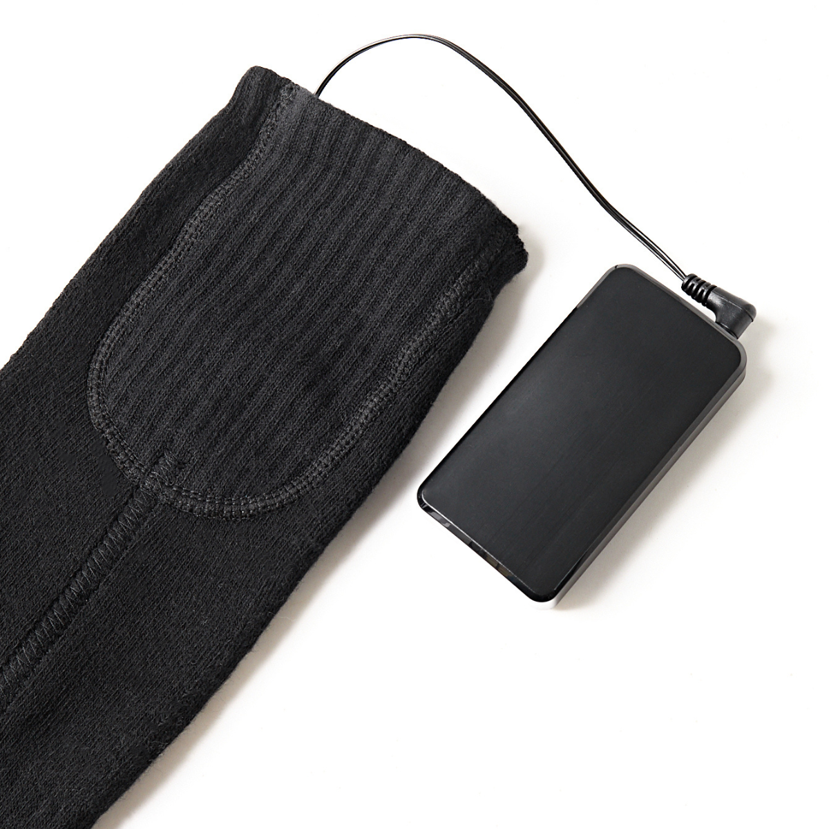 Black Rechargeable Thermal Heated Socks