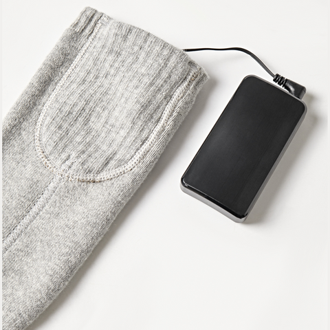 Grey Rechargeable Thermal Heated Socks